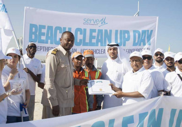 ServeU FM begins CSR campaign with beach clean-up