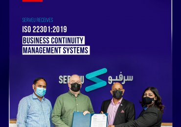 ServeU receives ISO 22301-2019 Business Continuity Management certification
