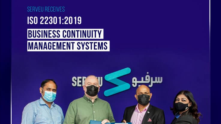 ServeU receives ISO 22301-2019 Business Continuity Management certification